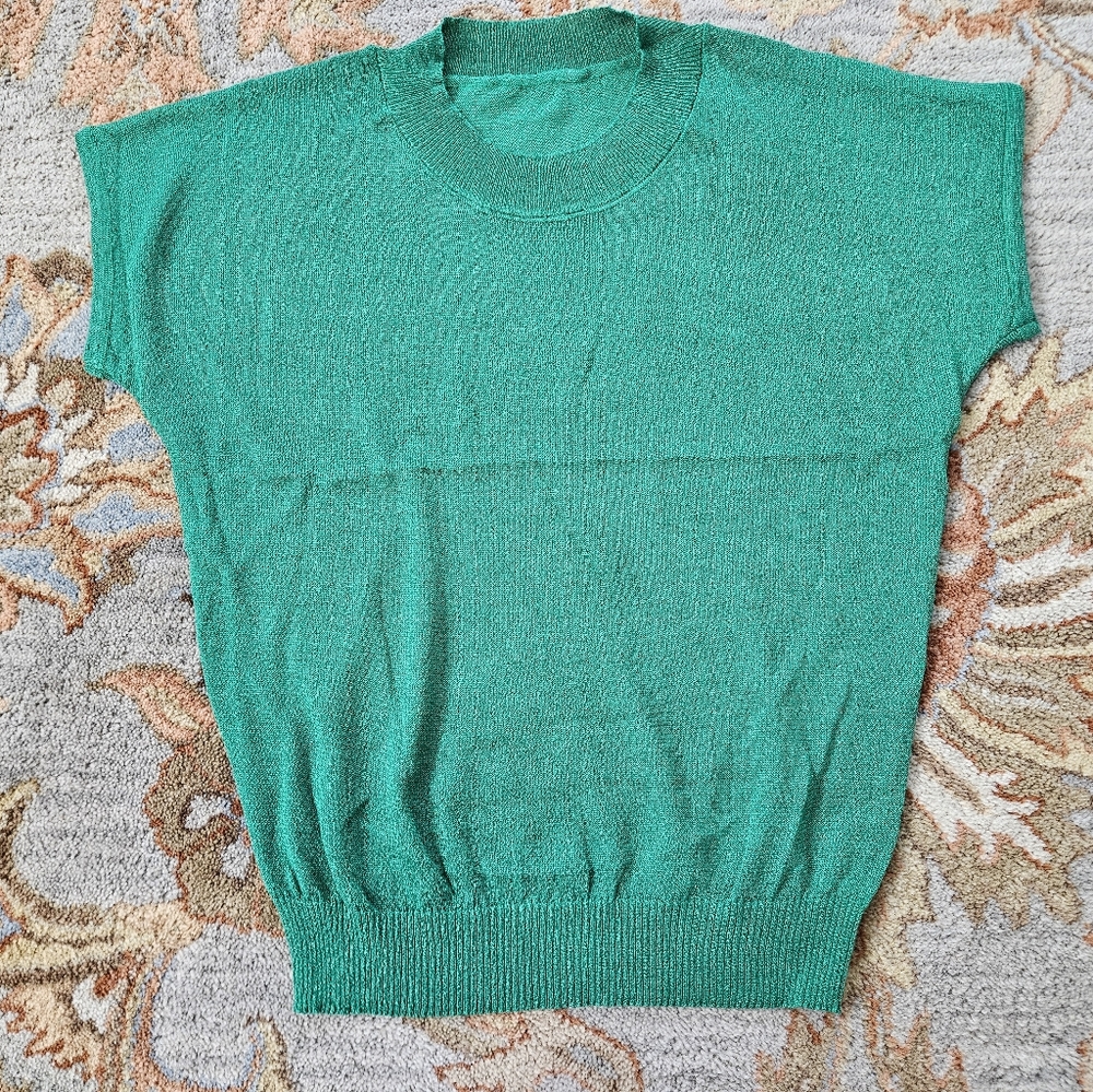 Cap Sleeve Knit Top